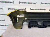 Fiat 500 Abarth 595 2016-2022 Rear Bumper + Difuser No Pdc Genuine [f510]