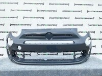 Fiat 500 S Sport 2012-2018 Front Bumper In Grey Genuine [f555]