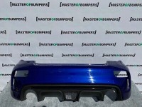 Fiat 500 Abarth 595 2016-2020 Rear Bumper In Blue + Difuser Genuine [f593]