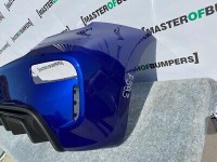 Fiat 500 Abarth 595 2016-2020 Rear Bumper In Blue + Difuser Genuine [f593]