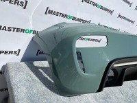 Fiat 500 Abarth 595 2016-2020 Rear Bumper In Khaki/gree + Difuser Genuine [f589]