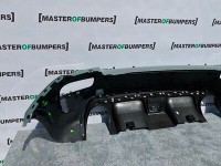 Fiat 500 Abarth 595 2016-2020 Rear Bumper In Khaki/gree + Difuser Genuine [f589]