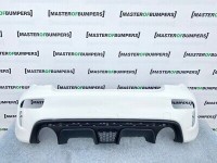 Fiat 500 Abarth 595 Face Lifting 2016-2020 Rear Bumper In White Genuine [f770]