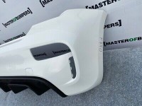 Fiat 500 Abarth 595 Face Lifting 2016-2020 Rear Bumper In White Genuine [f770]