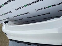 Fiat 500 Abarth 595 Face Lifting 2016-2020 Rear Bumper In White Genuine [f770]