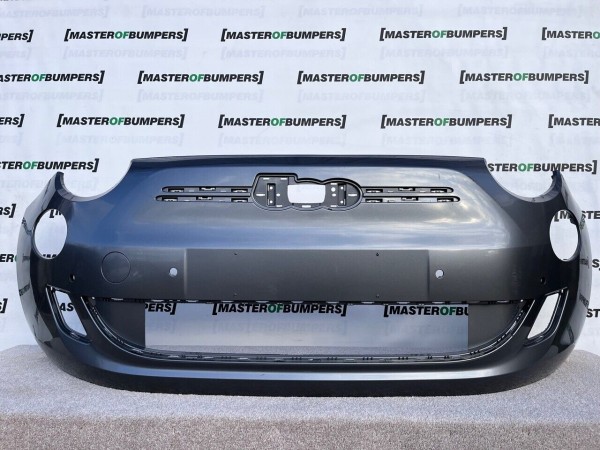 Fiat 500 Electric Icon Passion 2021-on Front Bumper Grey 6 Pdc Genuine [f190]