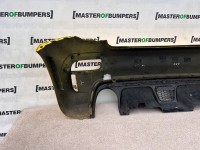 Fiat 500 Abarth 595 Face Lifting 2016-2023 Rear Bumper No Pdc Genuine [f379]