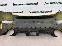 Fiat 500 Abarth 595 Face Lifting 2016-2023 Rear Bumper No Pdc Genuine [f379]