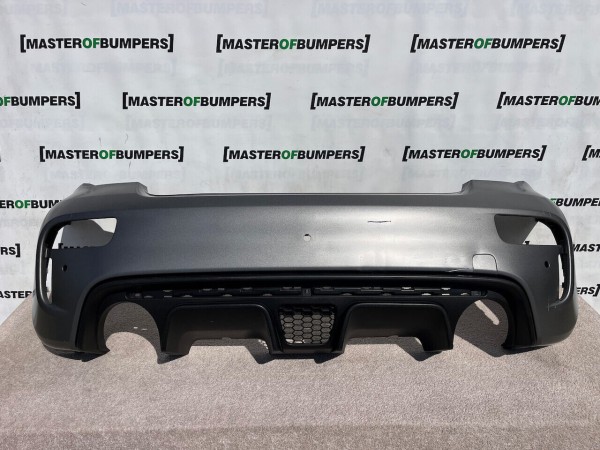 Fiat 500 Abarth 595 2016-2020 Rear Bumper In Grey + Difuser Genuine [f426]