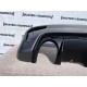 Fiat 500 Abarth 595 2016-2020 Rear Bumper In Grey + Difuser Genuine [f426]