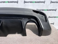 Fiat 500 Abarth 595 2016-2020 Rear Bumper In Grey + Difuser Genuine [f426]