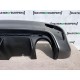 Fiat 500 Abarth 595 2016-2020 Rear Bumper In Grey + Difuser Genuine [f426]