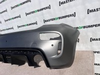 Fiat 500 Abarth 595 2016-2020 Rear Bumper In Grey + Difuser Genuine [f426]