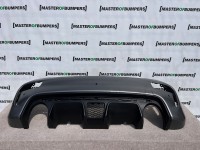 Fiat 500 Abarth 595 2016-2020 Rear Bumper In Grey + Difuser Genuine [f426]