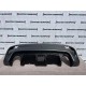 Fiat 500 Abarth 595 2016-2020 Rear Bumper In Grey + Difuser Genuine [f426]