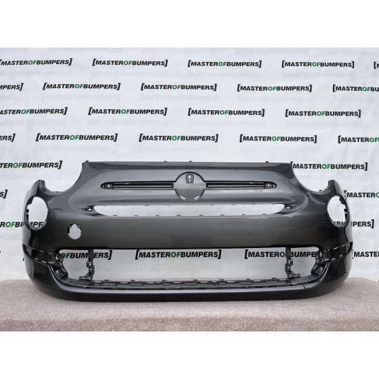 Fiat 500 Lounge Se Face Lifting 2016-2021 Front Bumper Grey Genuine [f479]