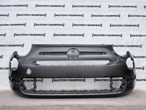 Fiat 500 Lounge Se Face Lifting 2016-2021 Front Bumper Grey Genuine [f479]