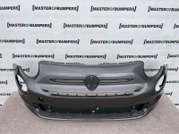 Fiat 500 Lounge Se Face Lifting 2016-2021 Front Bumper Grey Genuine [f479]