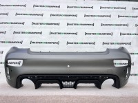 Fiat 500 Abarth 595 2016-2022 Rear Bumper Grey + Difuser Pdc Genuine [f511]