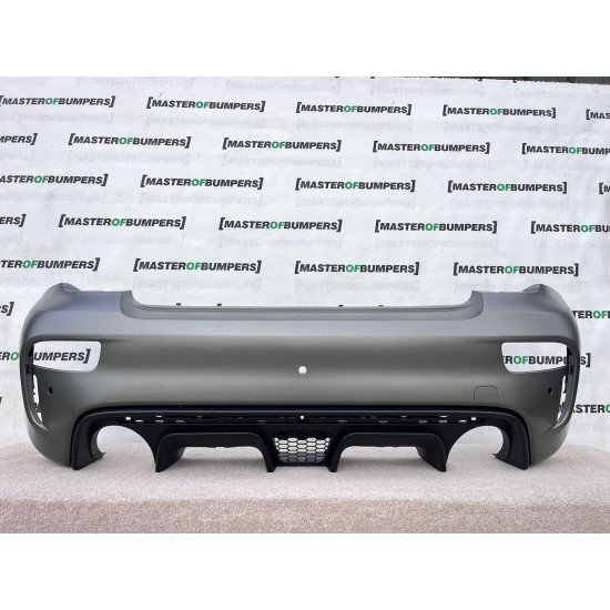 Fiat 500 Abarth 595 2016-2022 Rear Bumper Grey + Difuser Pdc Genuine [f511]