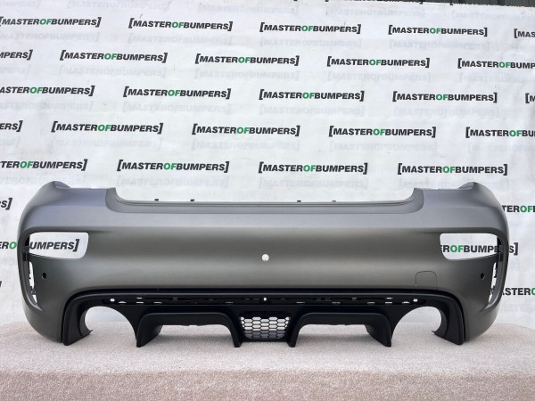 Fiat 500 Abarth 595 2016-2022 Rear Bumper Grey + Difuser Pdc Genuine [f511]