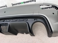 Fiat 500 Abarth 595 2016-2022 Rear Bumper Grey + Difuser Pdc Genuine [f511]