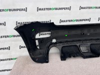 Fiat 500 Abarth 595 2016-2022 Rear Bumper Grey + Difuser Pdc Genuine [f511]