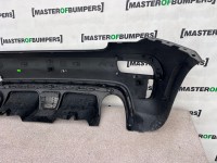 Fiat 500 Abarth 595 2016-2022 Rear Bumper Grey + Difuser Pdc Genuine [f511]