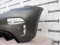 Fiat 500 Abarth 595 2016-2022 Rear Bumper Grey + Difuser Pdc Genuine [f511]