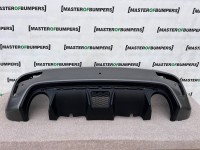 Fiat 500 Abarth 595 2016-2022 Rear Bumper Grey + Difuser Pdc Genuine [f511]