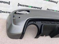 Fiat 500 Abarth 595 2016-2022 Rear Bumper Grey + Difuser Pdc Genuine [f511]