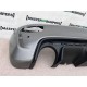 Fiat 500 Abarth 595 2016-2022 Rear Bumper Grey + Difuser Pdc Genuine [f511]