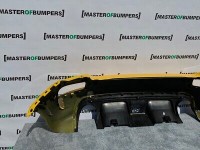 Fiat 500 Abarth 595 2016-2020 Rear Bumper In Yellow + Difuser Genuine [f590]