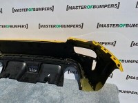 Fiat 500 Abarth 595 2016-2020 Rear Bumper In Yellow + Difuser Genuine [f590]