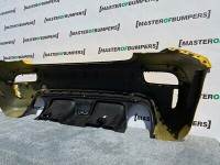 Fiat 500 Abarth 595 2016-2020 Rear Bumper In Yellow + Difuser Genuine [f590]