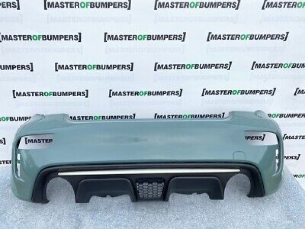 Fiat 500 Abarth 595 Face Lifting 2016-2020 Rear Bumper In Khaki Genuine [f772]