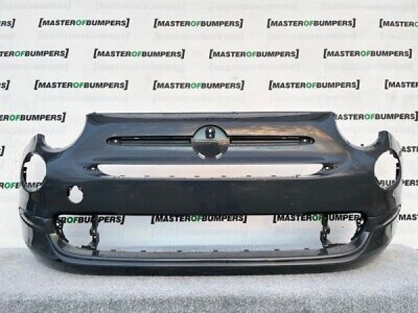 Fiat 500 Pop Face Lifting 2015-2020 Front Bumper In Grey Genuine [f955]