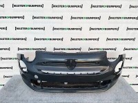 Fiat 500 Pop Face Lifting 2015-2020 Front Bumper In Grey Genuine [f955]