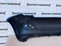 Fiat 500 S Sport 2012-2015 Rear Bumper 3 Pdc Genuine [f401]