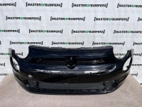 Fiat 500 Lounge Se Face Lifting 2016-2021 Front Bumper Black Genuine [f420]