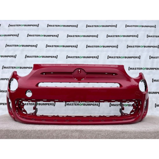 Fiat 500 S Sport 2015-2020 Front Bumper Black Genuine [f350]