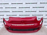 Fiat 500 S Sport 2015-2020 Front Bumper Black Genuine [f350]