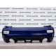 Fiat 500 Abarth 595 2016-2022 Rear Bumper Blue + Difuser No Pdc Genuine [f512]