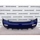 Fiat 500 Abarth 595 2016-2022 Rear Bumper Blue + Difuser No Pdc Genuine [f512]