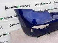 Fiat 500 Abarth 595 2016-2022 Rear Bumper Blue + Difuser No Pdc Genuine [f512]