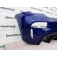 Fiat 500 Abarth 595 2016-2022 Rear Bumper Blue + Difuser No Pdc Genuine [f512]