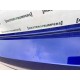 Fiat 500 Abarth 595 2016-2022 Rear Bumper Blue + Difuser No Pdc Genuine [f512]