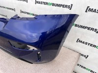 Fiat 500 Abarth 595 2016-2022 Rear Bumper Blue + Difuser No Pdc Genuine [f512]