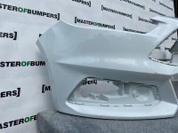 Ford Focus St Face Lifting Mk3 2014-2018 Front Bumper In White Genuine [f851]