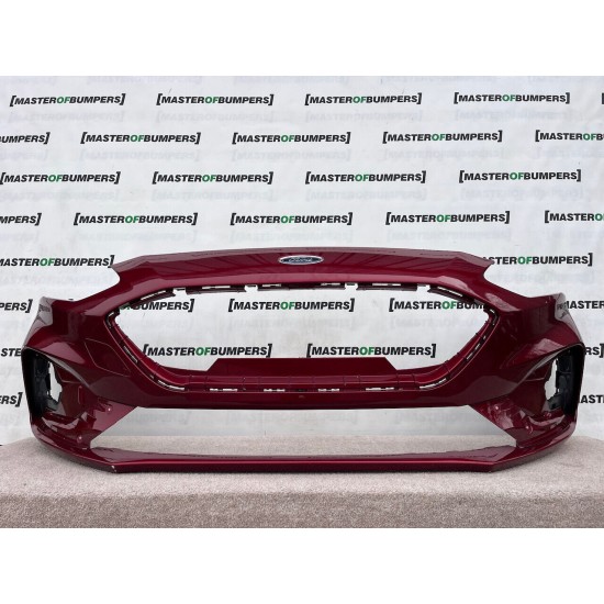 Ford Focus St Line Hatchback Estate 2018-2022 Front Bumper 4 Pdc Genuine [f507]